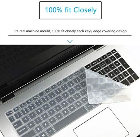 Keyboard Cover for Dell Inspiron 17 7000 7706 7790 7791 7500 7501 7506 7590 7591, Inspiron 15 3000 5000 3501 3505 3502 5501 5502 5505 5508 5509 5584 5593 5593 5598, Dell G15 5510 5511 5515 Gaming